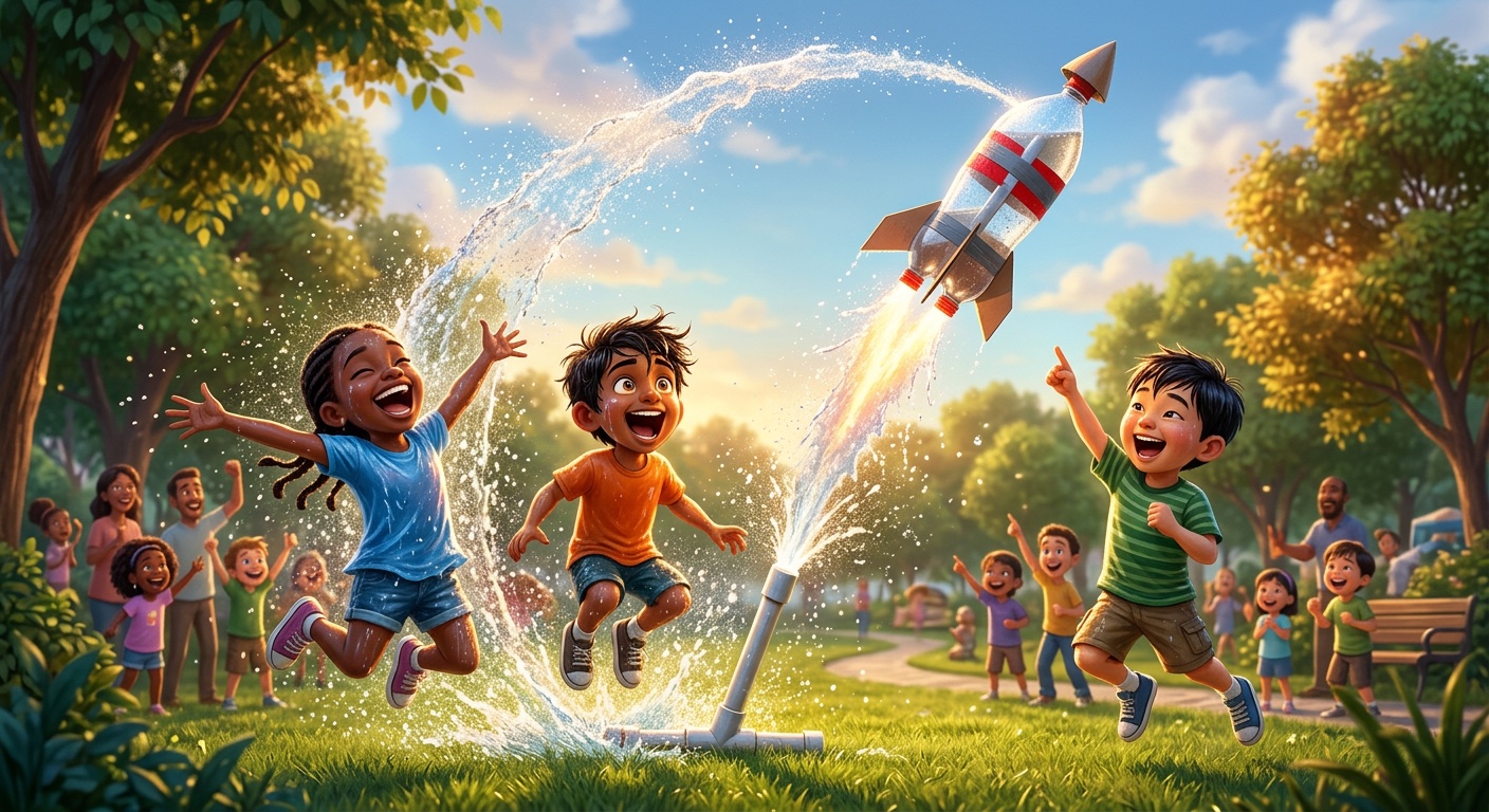 אתגר רקטות מים